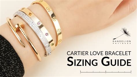 cartier bracelet size 15|cartier bracelet sizes chart.